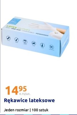 Rękawice lateksowe promocja w Action
