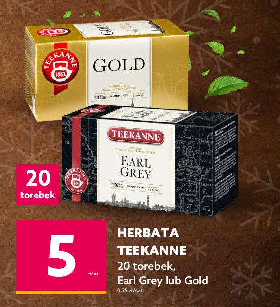 Herbata TEEKANNE GOLD promocja