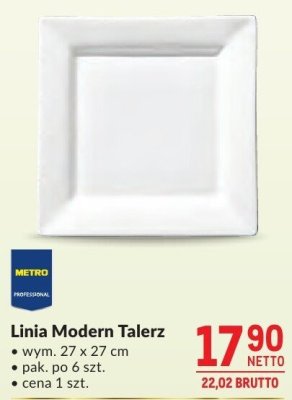 Talerz Linia Modern Metro promocja w Makro