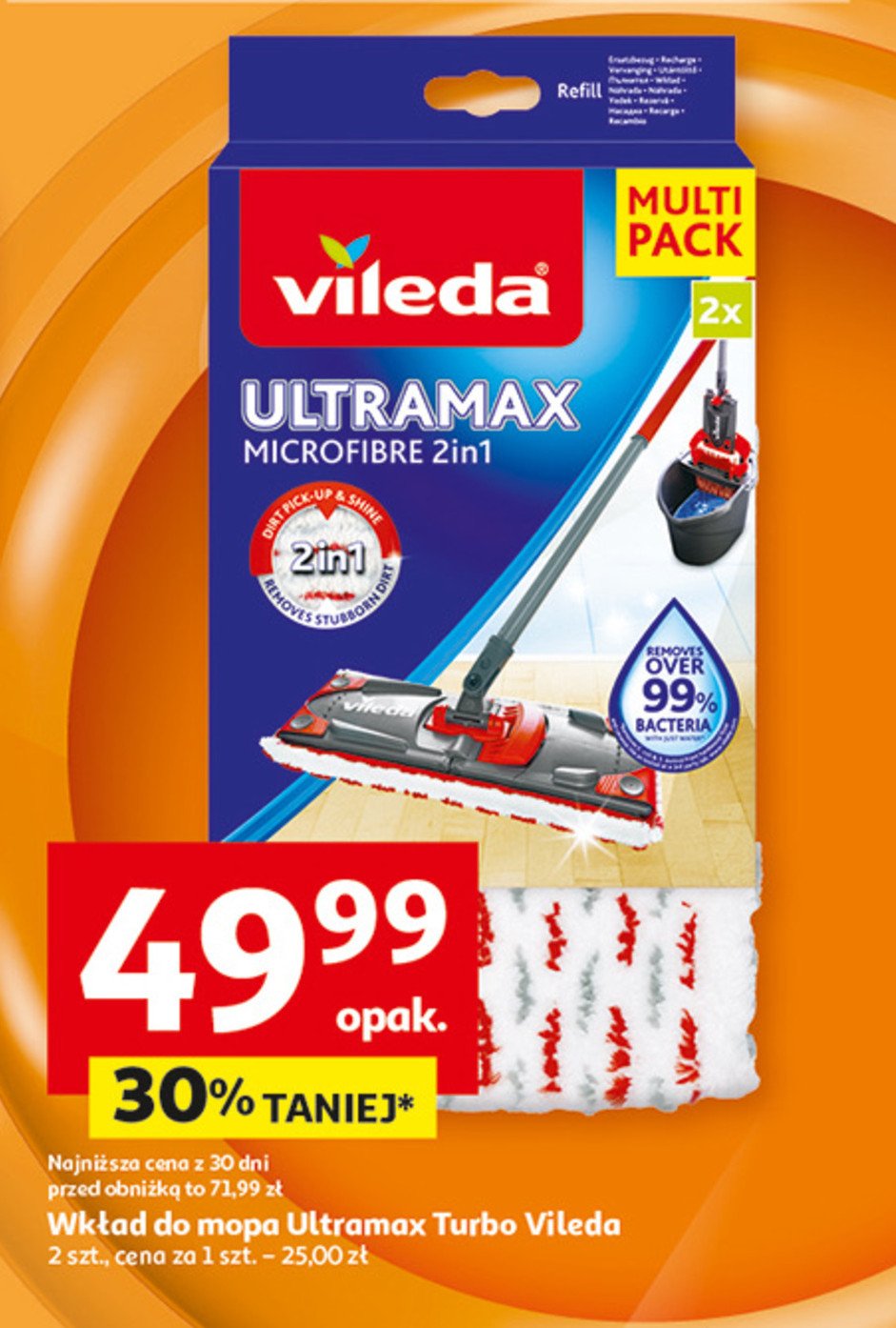 Wkłąd do mopa Vileda ultramax promocja