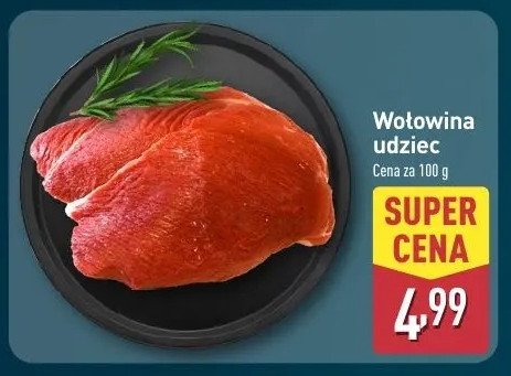 Udziec wołowy promocja w Aldi