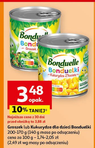 Kukurydza złocista Bonduelle bonduelki promocja