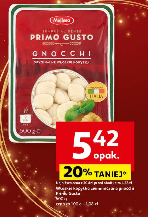 Gnocchi Melissa primo gusto promocja