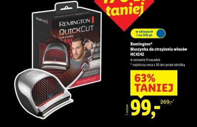 Maszynka do strzyżenia włosów Quickcut HC4242 promocja w Lidl