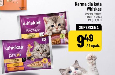 Karma dla kota, wybrane rodzaje Whiskas promocja w POLOmarket