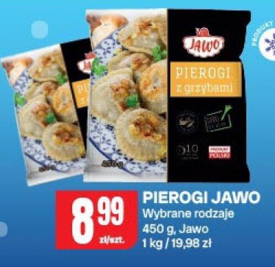 Pierogi Jawo, wybrane rodzaje promocja w Chorten
