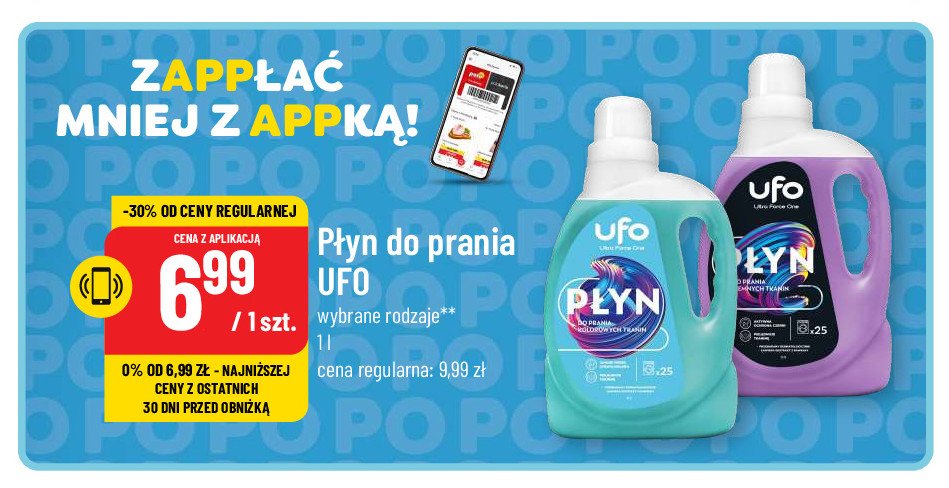 Płyn do prania kolorowych tkanin Ufo promocja w Netto