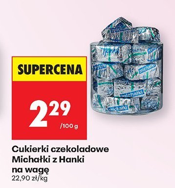 Cukierki czekoladowe na wagę promocja w Biedronka