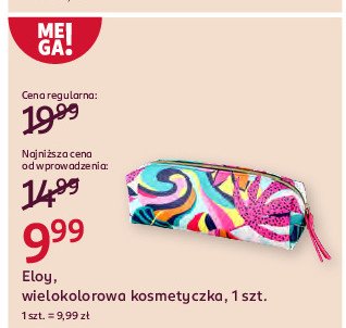 Kosmetyczka wielokolorowa Eloy promocja w Rossmann