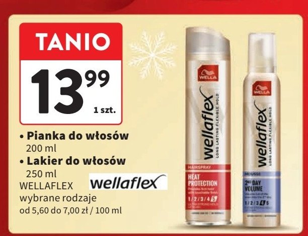 Lakier do włosów heat protection Wellaflex promocja