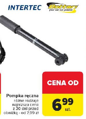 Pompka ręczna 28 cm Intertec promocja w Carrefour