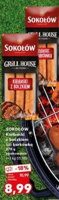 Kie艂baski z boczkiem Soko艂贸w grill house promocja
