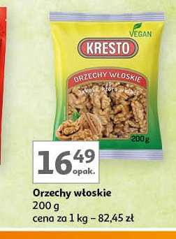 Orzechy włoskie Kresto promocja