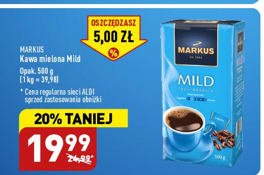 Kawa Markus mild promocja