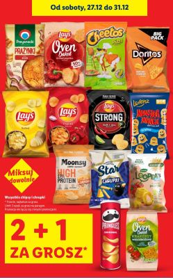 Chipsy Lay's Strong Chilli & Lime promocja w Lidl