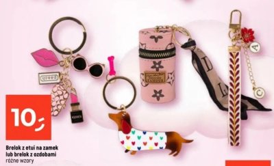 Brelok z etui na zamek lub brelok z ozdobami różne wzory promocja w Dealz