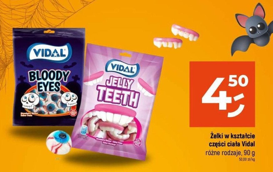 Żelki jelly teeth Vidal promocja