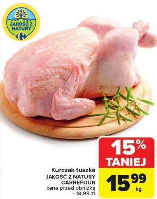 Kurczak tuszka polska promocja w Carrefour