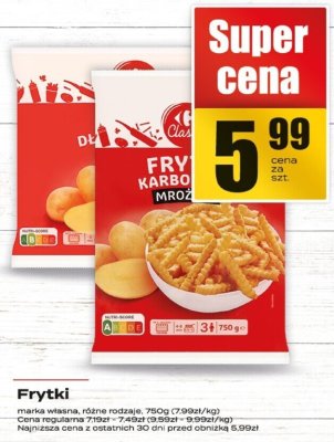 Frytki promocja w Supeco