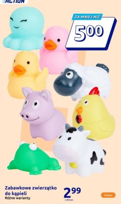Zabawkowe zwierzątko do kąpieli promocja w Action