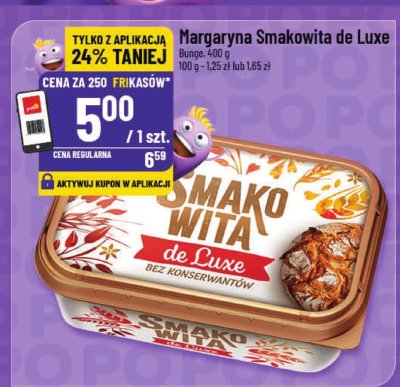 Margaryna Smakowita de Luxe promocja w POLOmarket