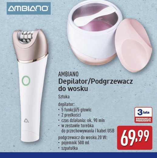 Depilator AMBIANO promocja