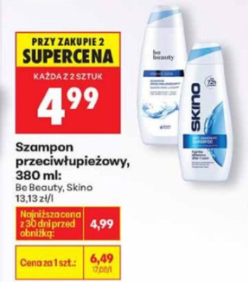 Szampon przeciwłupieżowy, 380 ml: Be Beauty, Skino promocja w Biedronka