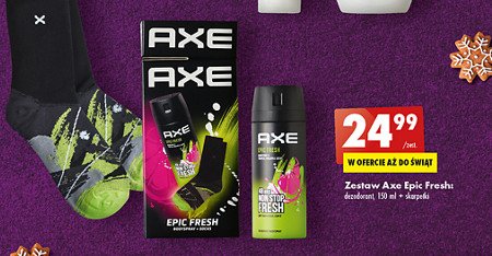 Dezodorant + skarpetki Axe epic fresh promocja