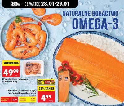 Filet z łososia atlantyckiego, porcja rodzinna, Marinero promocja w Biedronka