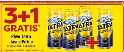 Piwo Tatra Jasne Pełne promocja w POLOmarket