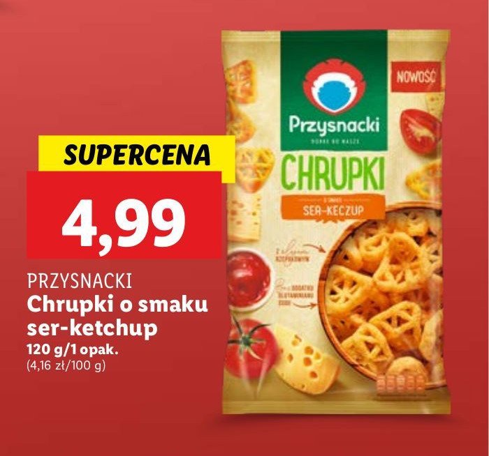 Chrupki serowo-keczupowe Przysnacki promocja