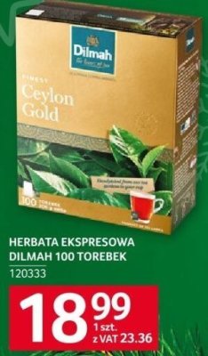 Herbata ekspresowa Dilmah 100 torebek promocja w Selgros