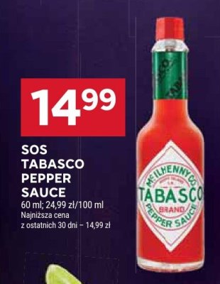 Sos Tabasco Pepper Sauce promocja w Stokrotka