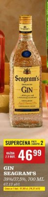 Gin Seagram's promocja w Biedronka