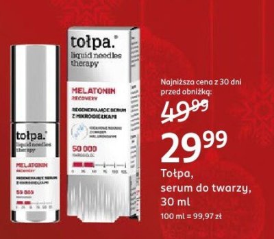 Serum do twarzy Melatonin promocja w Rossmann