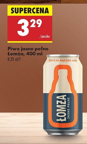 Piwo 艁om偶a jasne pe艂ne promocja