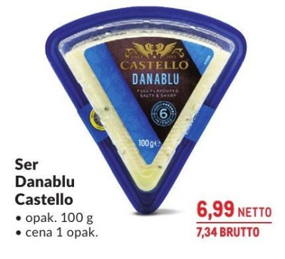 Ser Danablu Castello promocja w Makro