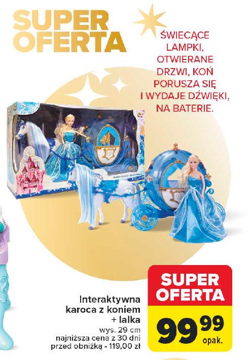 Karoca z koniem Barbie promocja w Carrefour Market