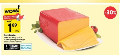 Ser gouda Rolmlecz promocja w Intermarche