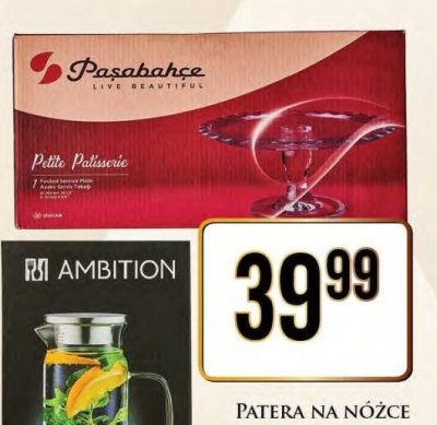 Patera na nóżce 26,4 cm promocja w Dino