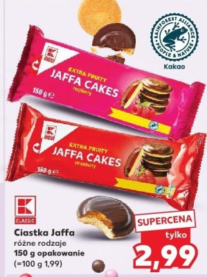 Ciastka Jaffa różne rodzaje promocja w Kaufland