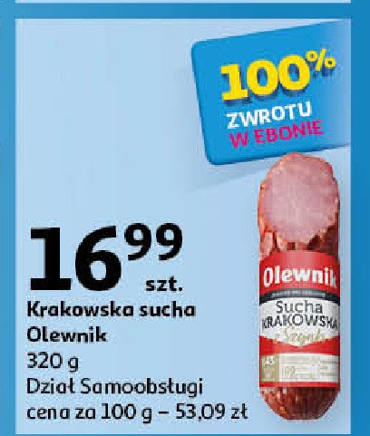 Kiełbasa krakowska Olewnik promocja