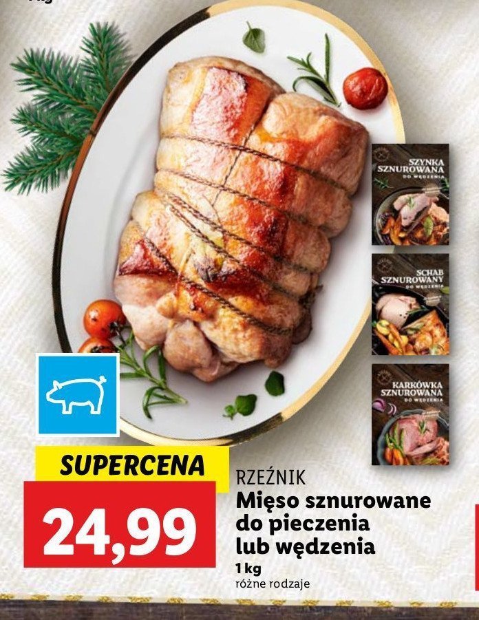 Karkówka sznurowana do wędzenia Rzeźnik codzienna dostawa promocja w Lidl