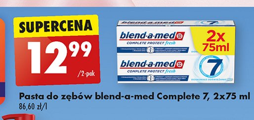 Pasta do zębów extra fresh Blend-a-med complete protect fresh 7 promocja