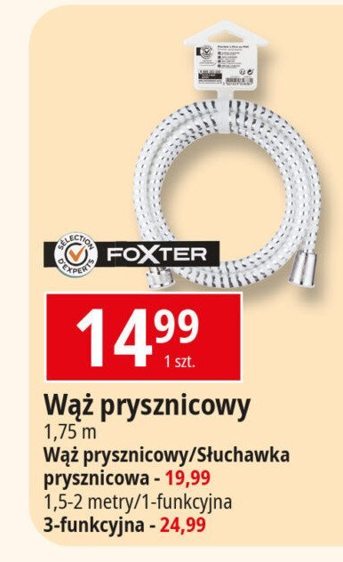 Słuchawka prysznicowa i Foxter promocja