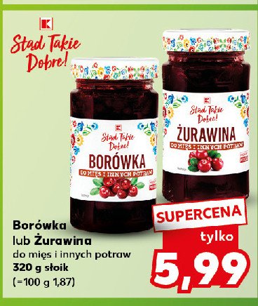 Borówka do mięs K-classic stąd takie dobre! promocja