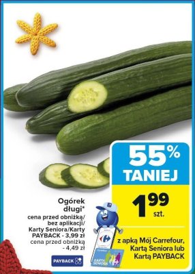 Ogórek długi szt. Carrefour Market promocja w Carrefour Market
