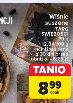 Wiśnie suszone Jakość z natury carrefour promocja w Carrefour