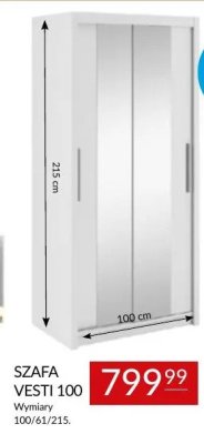 SZAFA VESTI 100 Abra Meble promocja w Abra Meble