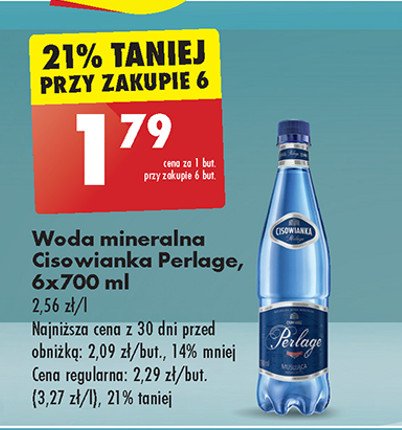 Woda musująca Cisowianka perlage promocja